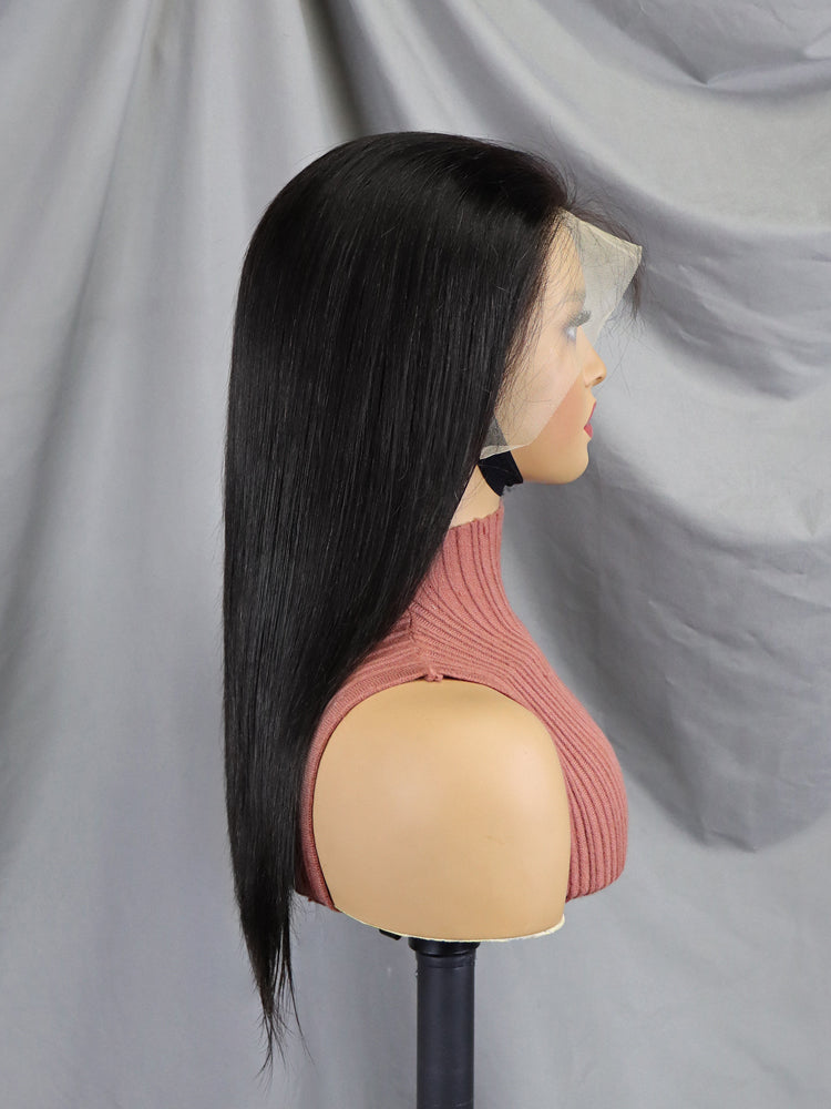 Natural Color 13X4 Full Frontal Lace Wig Straight