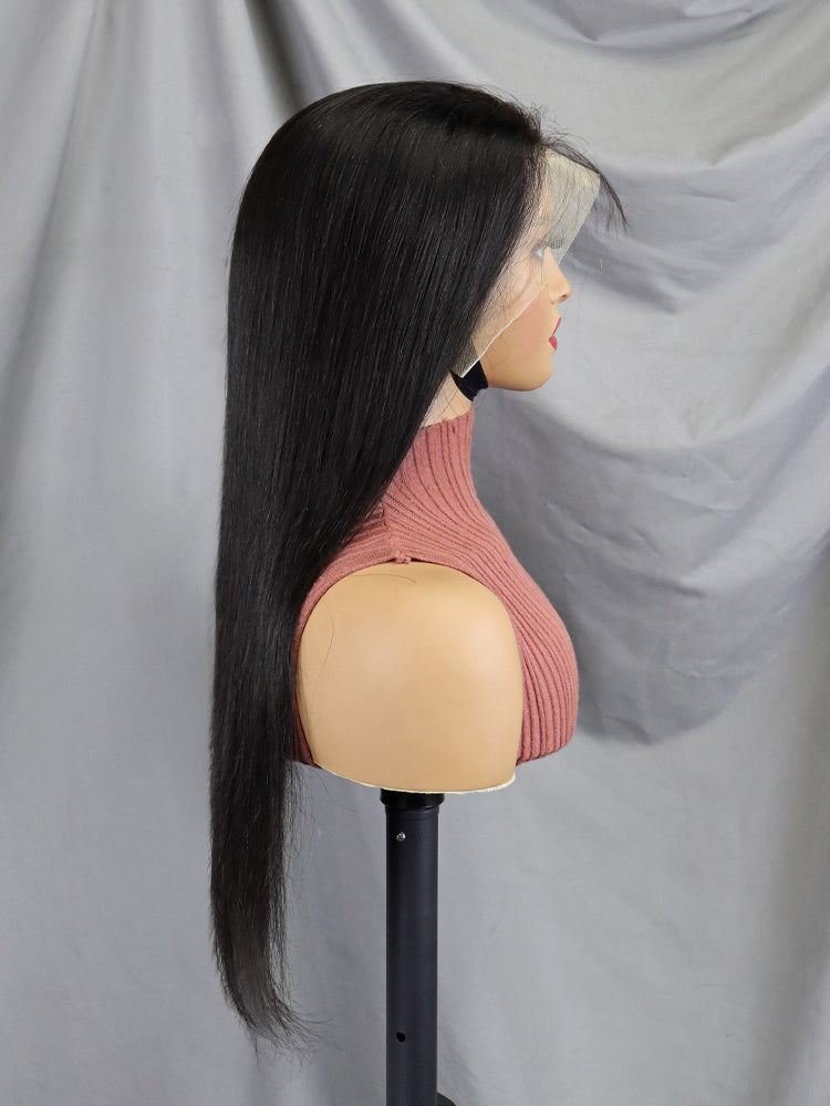 Free Shipping 22inch Full Frontal Lace Wig Straight