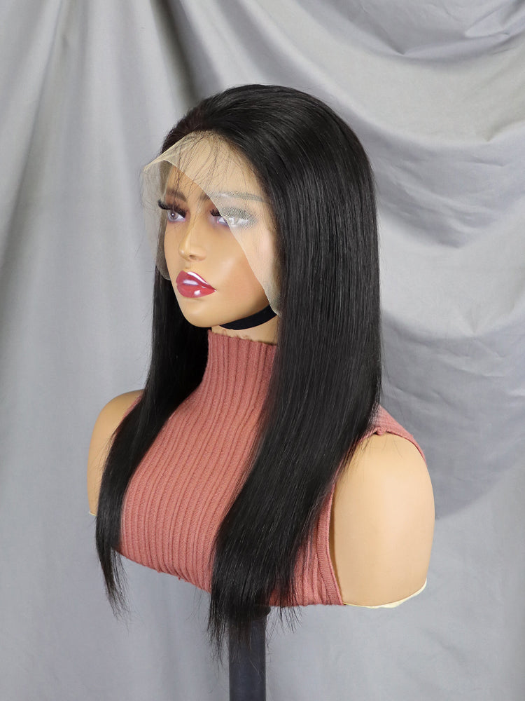 Natural Color 13X4 Full Frontal Lace Wig Straight