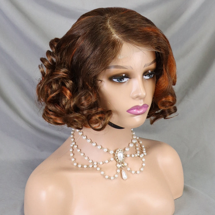 Free Shipping Short Remy Hair Wig