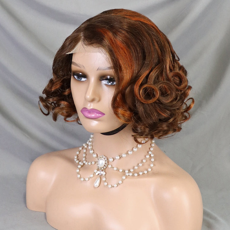 Free Shipping Short Remy Hair Wig