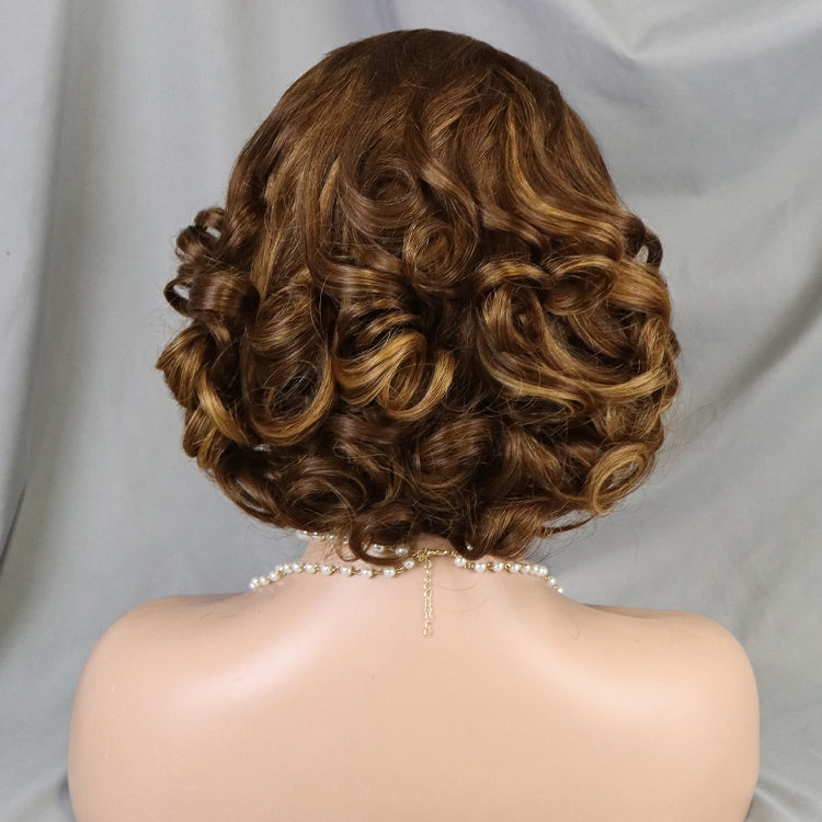 4x4 Lace Frontal Short Wigs For Black Women Human Hair