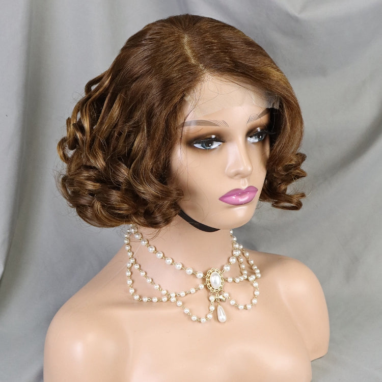 4x4 Lace Frontal Short Wigs For Black Women Human Hair