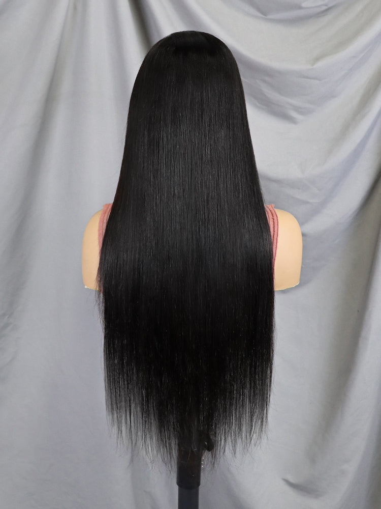 26 Inch 100% Raw Straight Hair 13X4 Lace Front Wig