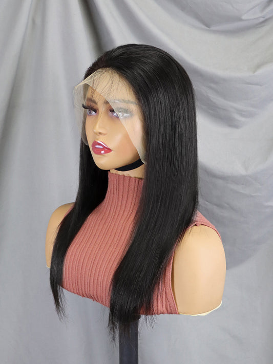 13X4 Full Frontal Lace Wig Straight 16 Inch