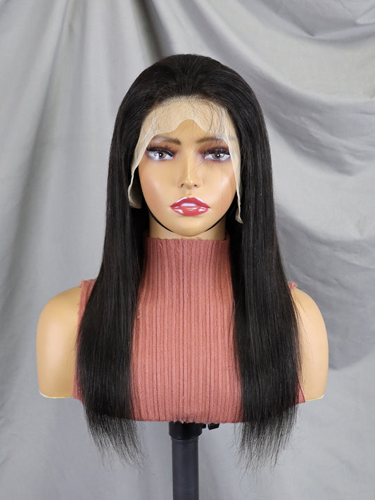 Natural Color 13X4 Full Frontal Lace Wig Straight