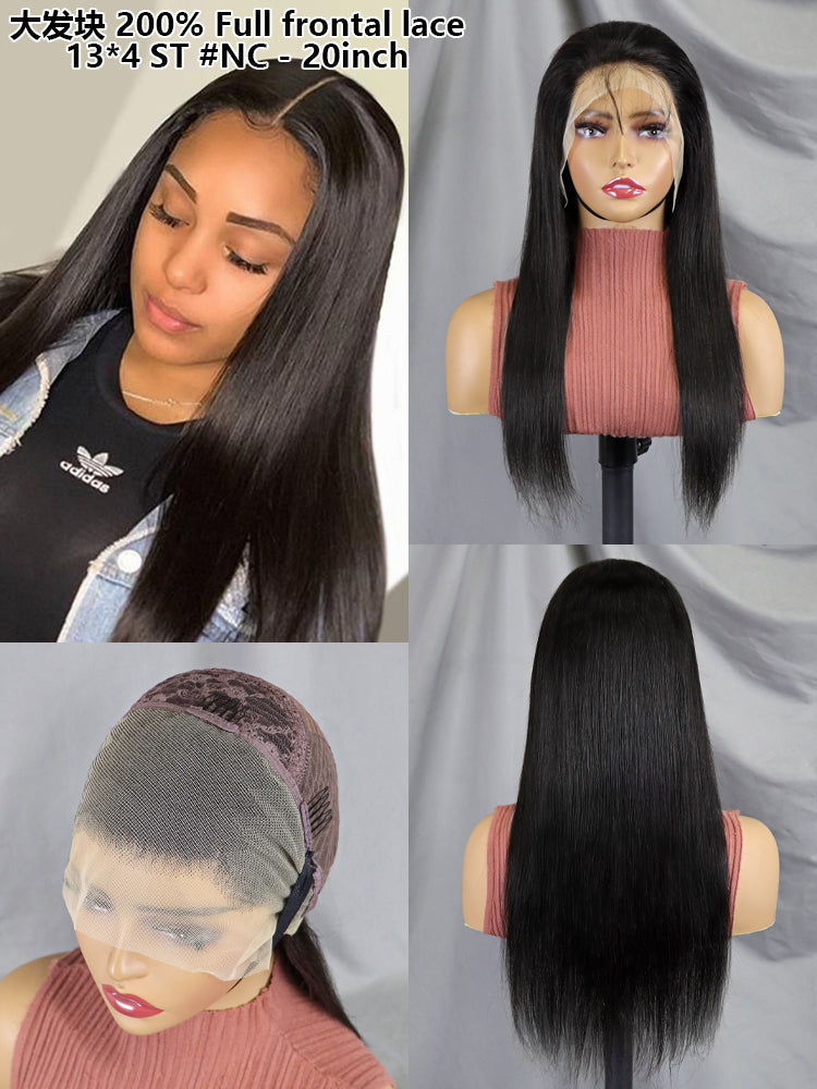 20inch Full Frontal Lace Wig Straight Human Hair