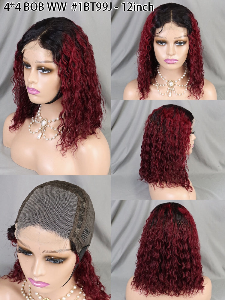 Wholesale Factory Water Wave Short Bob Wig