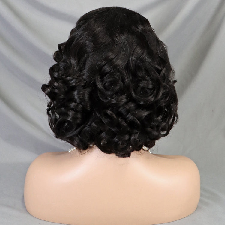 4X4 Lace Frontal Closure Short Human Hair Wig